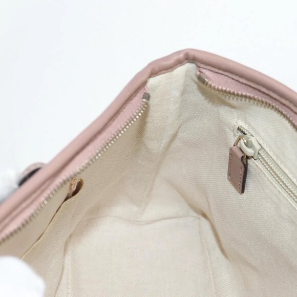 GUCCI GG Supreme Hand Bag PVC 2way Pink Gold 353440 Auth ki5957 - Picture 12 of 16